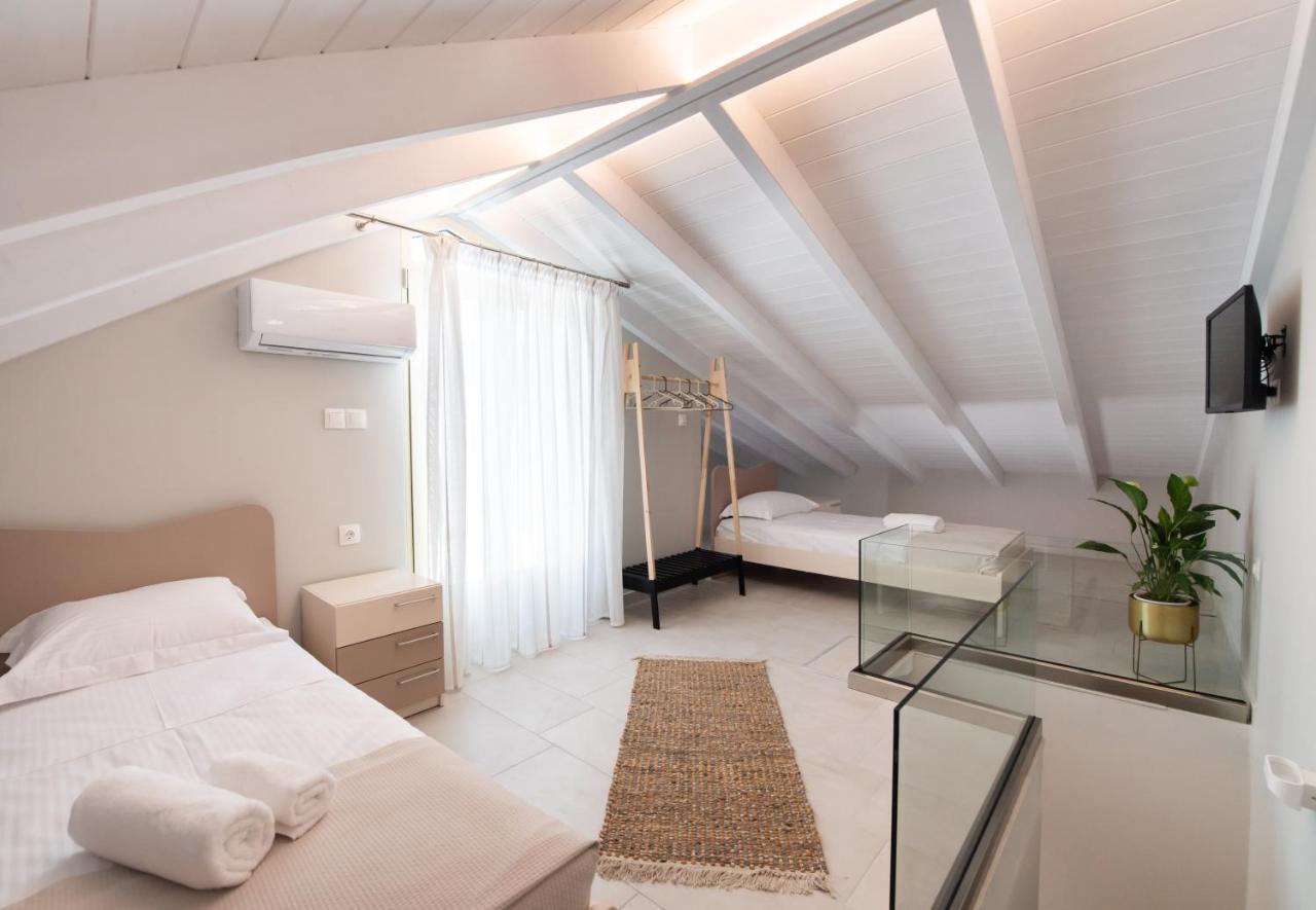 Bianco Stylish Maisonette Nikiana Exteriér fotografie